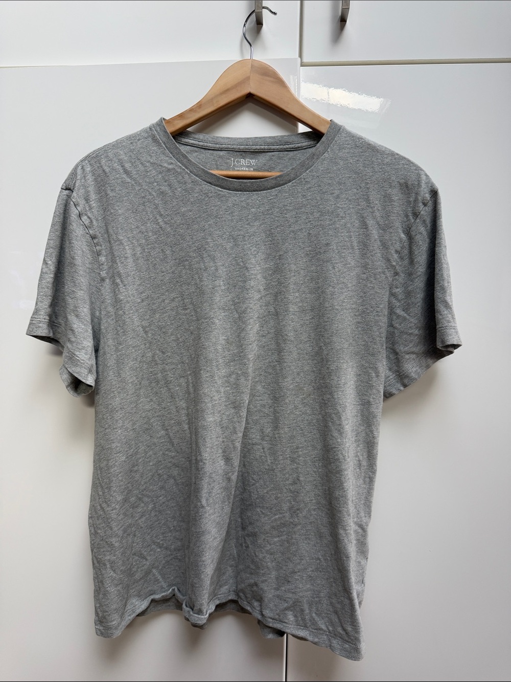 J. Crew Gray Short-Sleeve Crewneck Tee